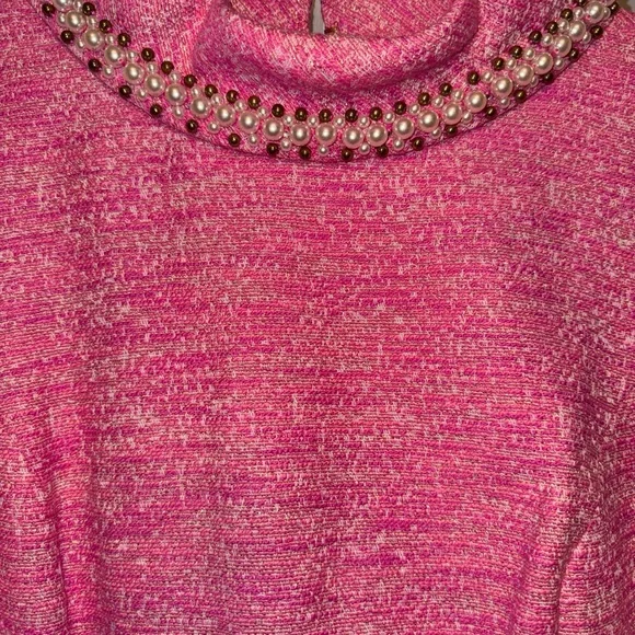 Lilly Pulitzer Portia Pink and Gold Textured Mini Dress - Picture 6 of 9